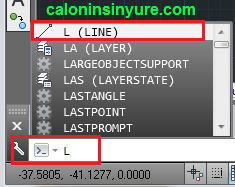 Gambar Tampilan Command AutoCAD