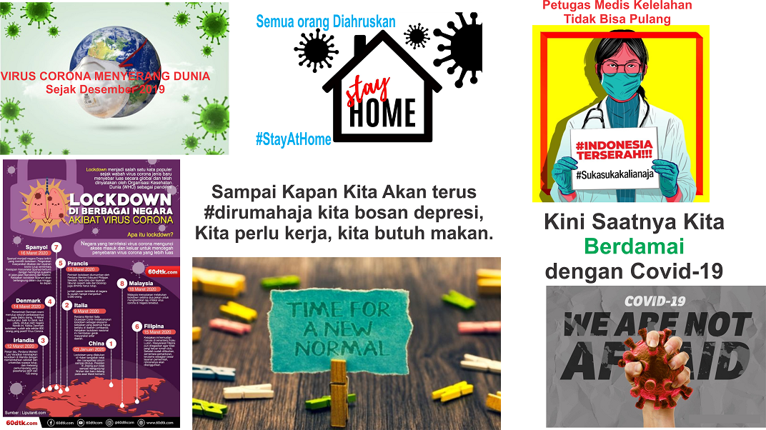 Ilustrasi Berdamai dengan Covid-19 untuk Kembali Hidup <em>New Normal</em>