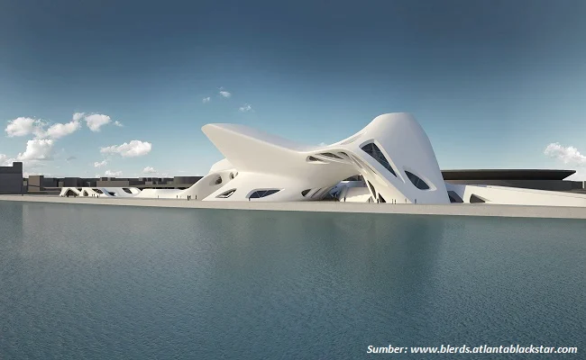 Desain Gedung Museum Canggih Nuragic & Contemporary Art Museum