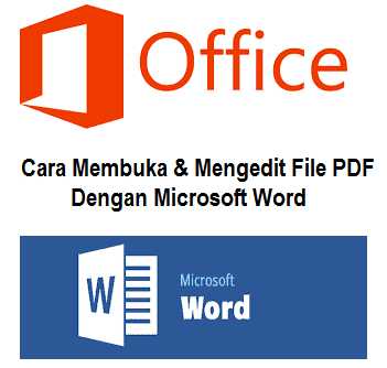 Cara Membuka Dan Mengedit File PDF Dengan Microsoft Word 2013