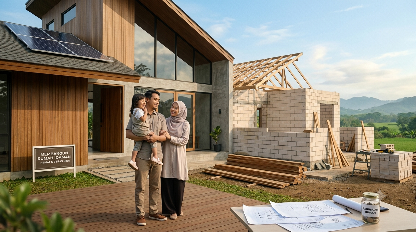 Cara Memiliki Rumah Idaman dengan Biaya Murah Tanpa Riba